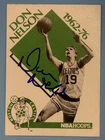 Hand Signed Don Nelson Boston Celtics 1990-91 NBA Hoops IP Autograph Warriors