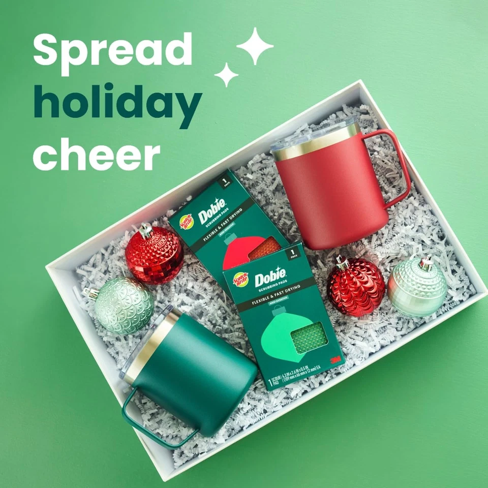 Scotch-Brite Modern Merry Single Red Dobie 1 упаковка - Изображение 3 из 4