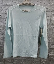 New IBEX S524 Lourney Long Sleeve Crewneck T Shirt Zenith Size Large