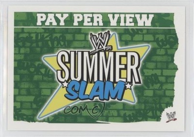 2010 Topps WWE Slam Attax Mayhem Pay Per View Summer Slam 00jz