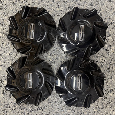 2020-2024 22 Lincoln Aviator Black Oem Center Caps Mc5j-1a096-aa 10241 - Set4