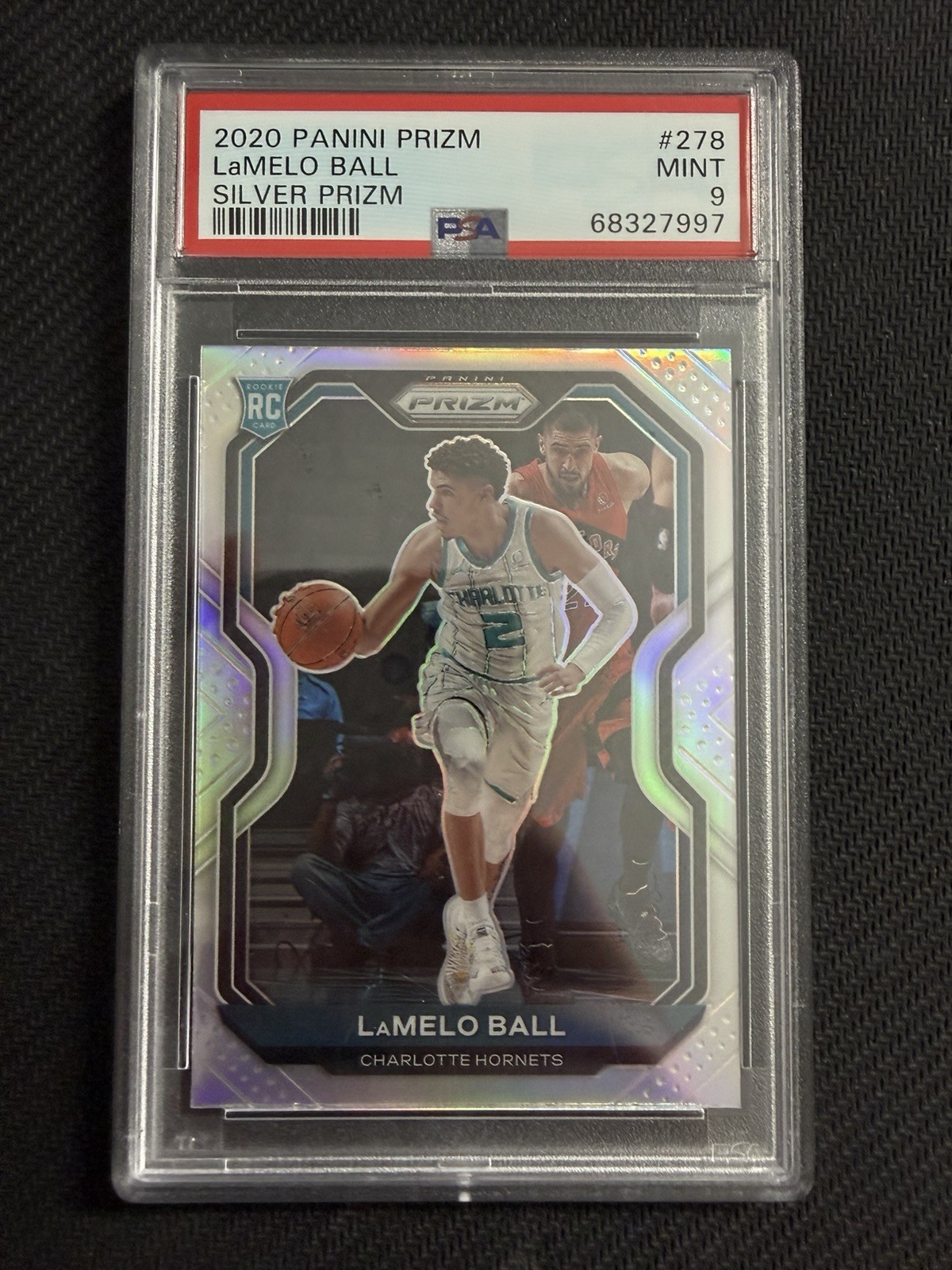 2020 Panini Prizm Lamelo Ball #278 Rookie Silver Prizm PSA 9