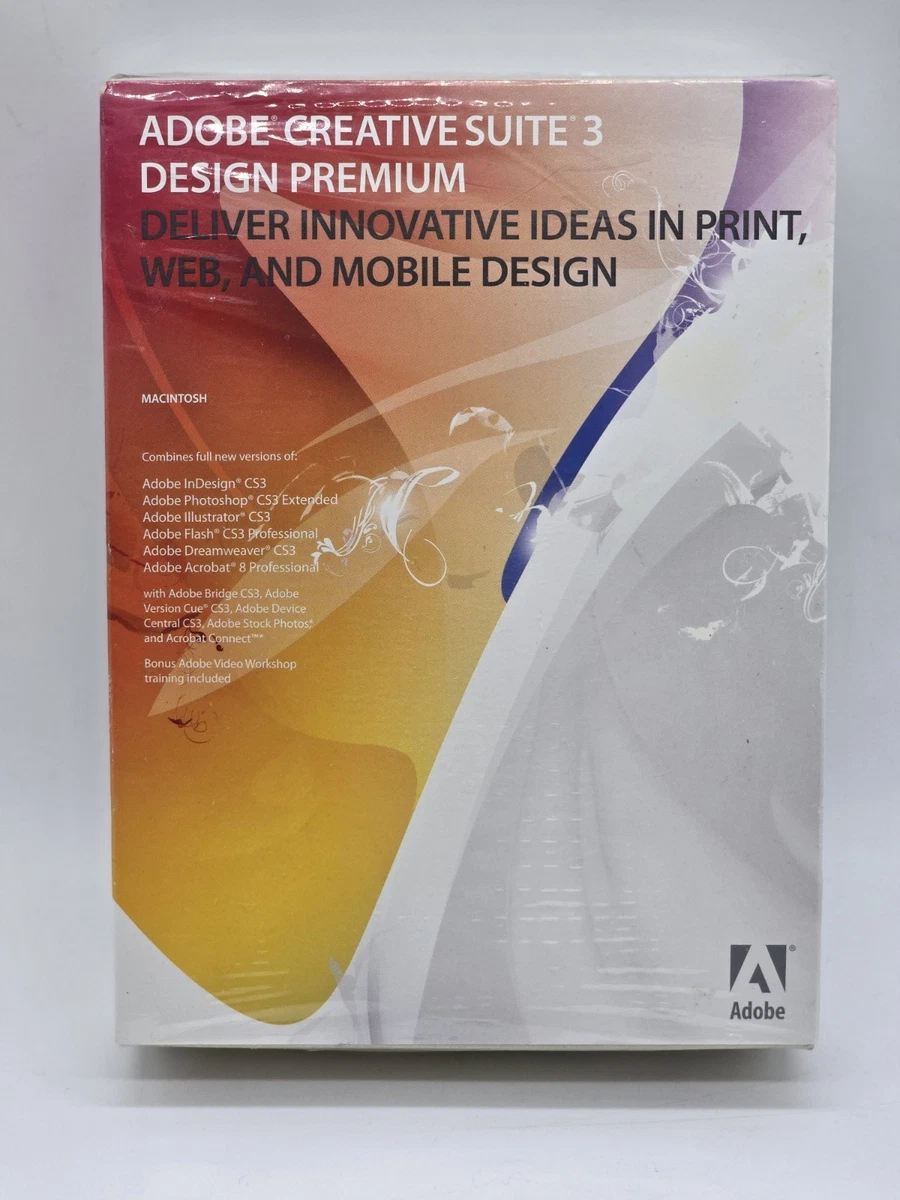 adobe creative suite cs3 products for sale | eBay