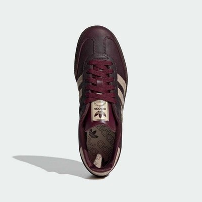IF7004 adidas Originals Samba OG Maroon Crystal Sand Gold Metallic