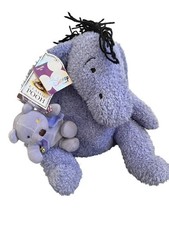 Disney Store Eeyore with Teddy Bear Winnie the Pooh 13 in Plush Classic Stuffed