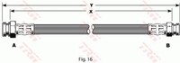 Bremsschlauch FÜR Mitsubishi - TRW PHA135