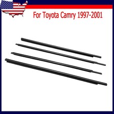 Fits For Toyota Camry 1997-2001 7573033040 New Set Of 4 Weatherstrip Window Seal Fits For Toyota Camry 1997-2001 7573033040 New Set Of 4 Weatherstrip Window Seal