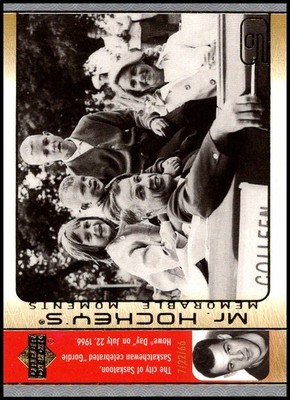 2003-04 UD #GH9 Gordie Howe - Memorable Moments HOF FREE SHIPPING!