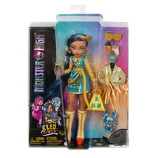 Mattel Monster High, Königliche Cleo De Nile Modepuppe Blau Gesträhntes Haar, 6+