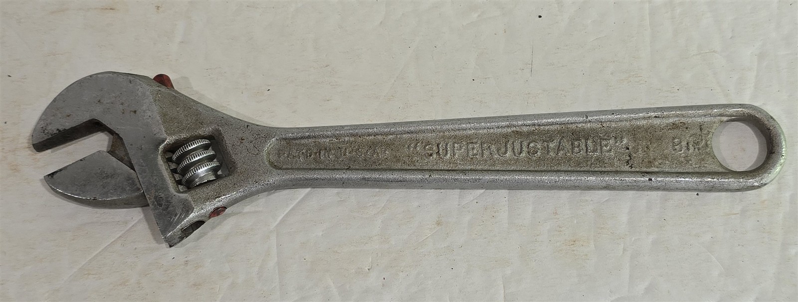 Vintage JH Williams & Co Superjustable 8" Drop Forged Alloy B Wrench Made in USA