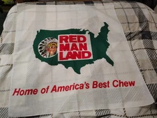 Red Man Land Chew Bandana Handkerchief Vintage 