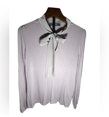Hallhuber Blouse with Bow Accent / Size Large