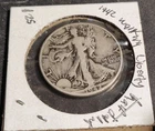 1942 Walking Liberty Half Dollar, 90% Silver, USA Coin
