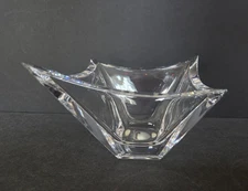 Orrefors Sweden Polaris Crystal Bowl signed by Artist Martti Rytkönen 