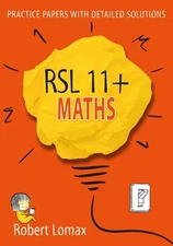 RSL 11+ Maths by Robert Lomax Paperback Book