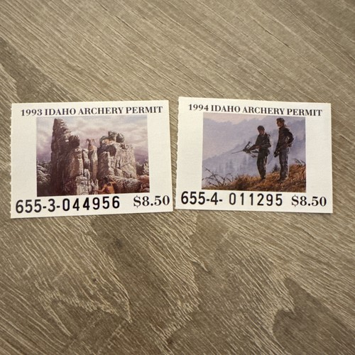 Idaho Bogenschießen Genehmigung 1993 1994 K109