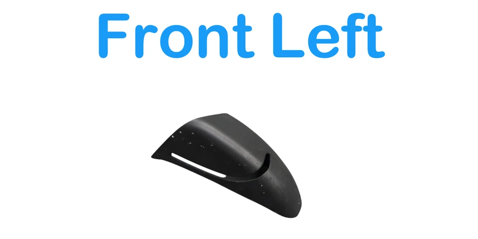 03-12 Mercedes W215 CL500 SL600 Front Left Driver Side Seat Upper Belt Trim Oem - Image 3 of 4