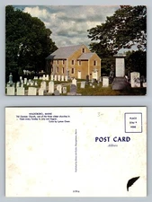 Waldoboro, ME-Maine, Old German Church Cemetery Scene Vintage Postcard