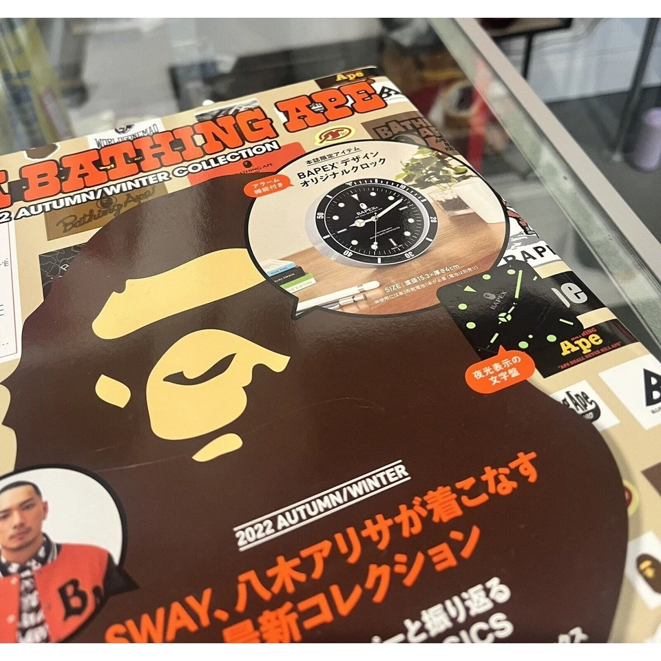 Reloj de mesa BAPE A Bathing Ape con alarma 2022 AW Apéndice ¡Nuevo en caja! Foto 2 de 4