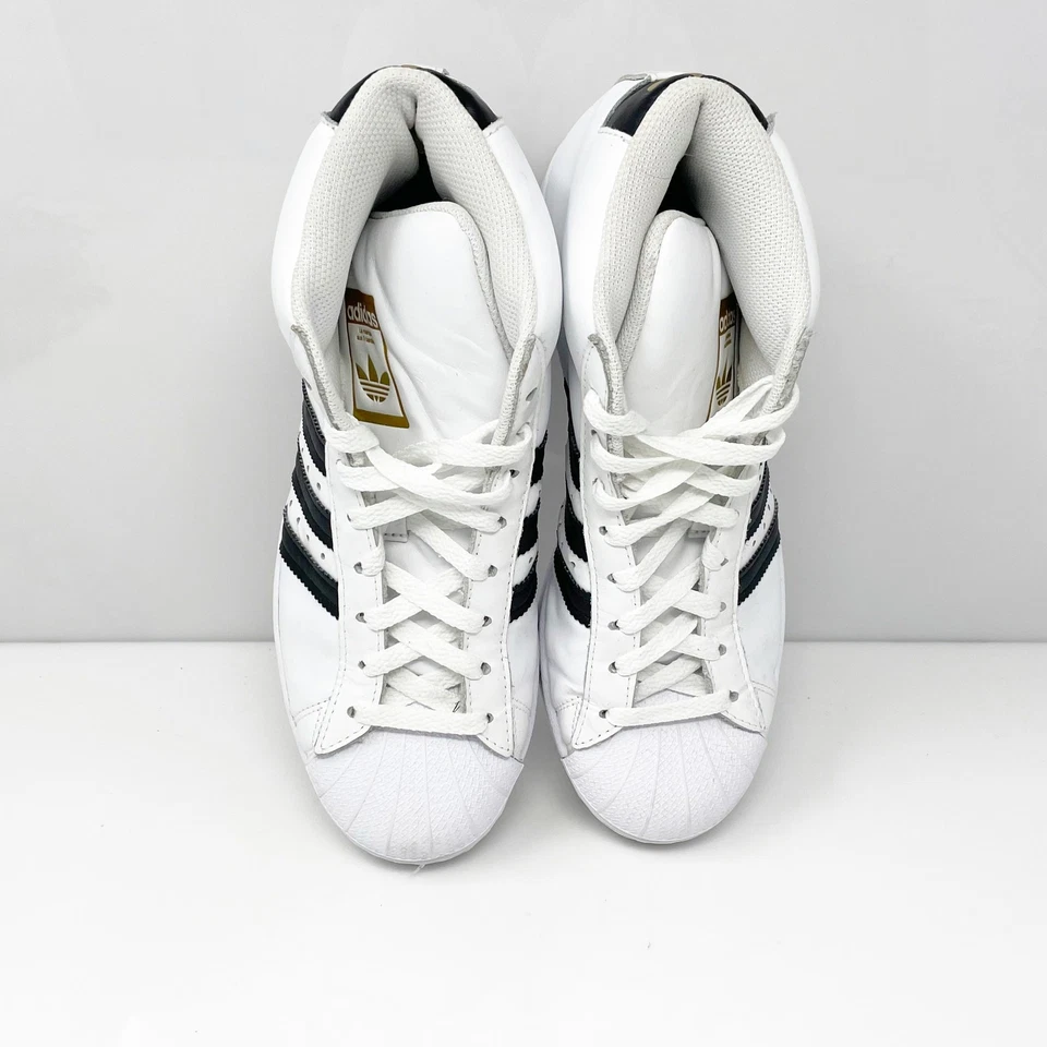 Adidas Niños Modelo Pro FV5724 Blanco Zapatos de Baloncesto Tenis Talla 7 Foto 4 de 4