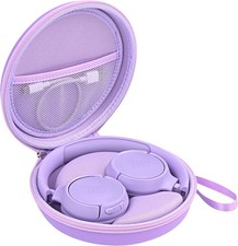 Headphone Case Hard Portable Protective Storage JBL Tune 510BT 520BT Purple