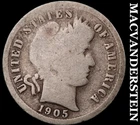 1905-S Silver Barber Dime - Scarce  Better Date  No Reserve  #i1331