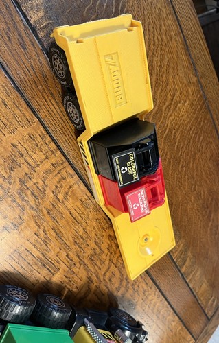 Vintage Buddy L Large Kenworth Low Loader Pressed Steel & Plastic Toy Japan - Picture 9 of 19