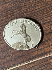 Vintage Colt Firearms Rampant Colt Belt Buckle