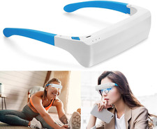 Light Therapy Glasses, Portable  Wearable Uv-Free Blue White 2 in 1 LED Light