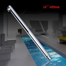 Bathroom 16 Inch Extension Pipe-Shower Arm Wall Mounted Chrome Shower Head Arm