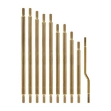 RC Hop Ups CNC Brass Lower Tie Rod Linkage Set (10) For Axial SCX10 III Models