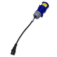 Marten® 230V Adapter for PAT Testing 16a Plug to IEC C13 Female 240 Volt 16 Amp