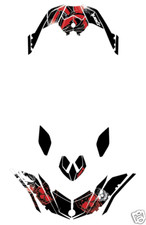 Seadoo Spark trixx Bombardier 2up + 3up Jet Ski Graphic Kit Decal Wrap Skull