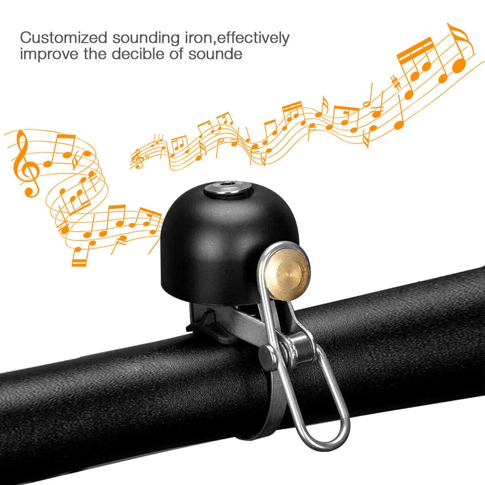 ROCKBROS Loud BikeBell Cycling Bell Handlebar Horn Ring StainlessSteel Classical - Image 4 of 4