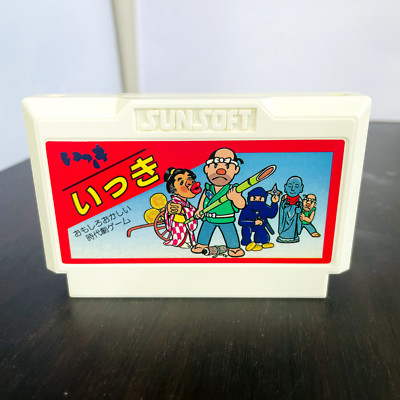 Ikki Nintendo Famicom Sun Soft 1985 Japanese Version SS34900 Action Retro