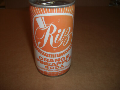 Ritz Orange Pineapple Soda 12 Oz.Can 1970'S Original Crinp Seel
