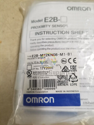 Omron E2B-M12KN08-M1-B1 Proximity Sensor E2BM12KN08M1B1 #