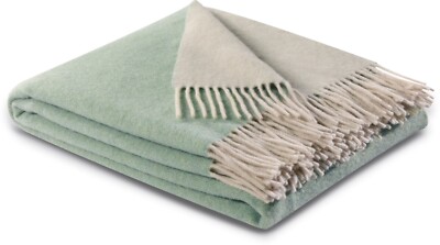 Biederlack Kaschmirplaid 'Uni' 150 x 200 cm Saliva - Creme - 761910