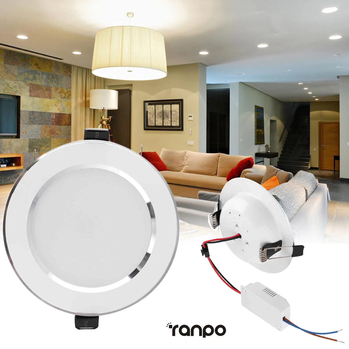 Led recessed outlet ceiling lights dimmable