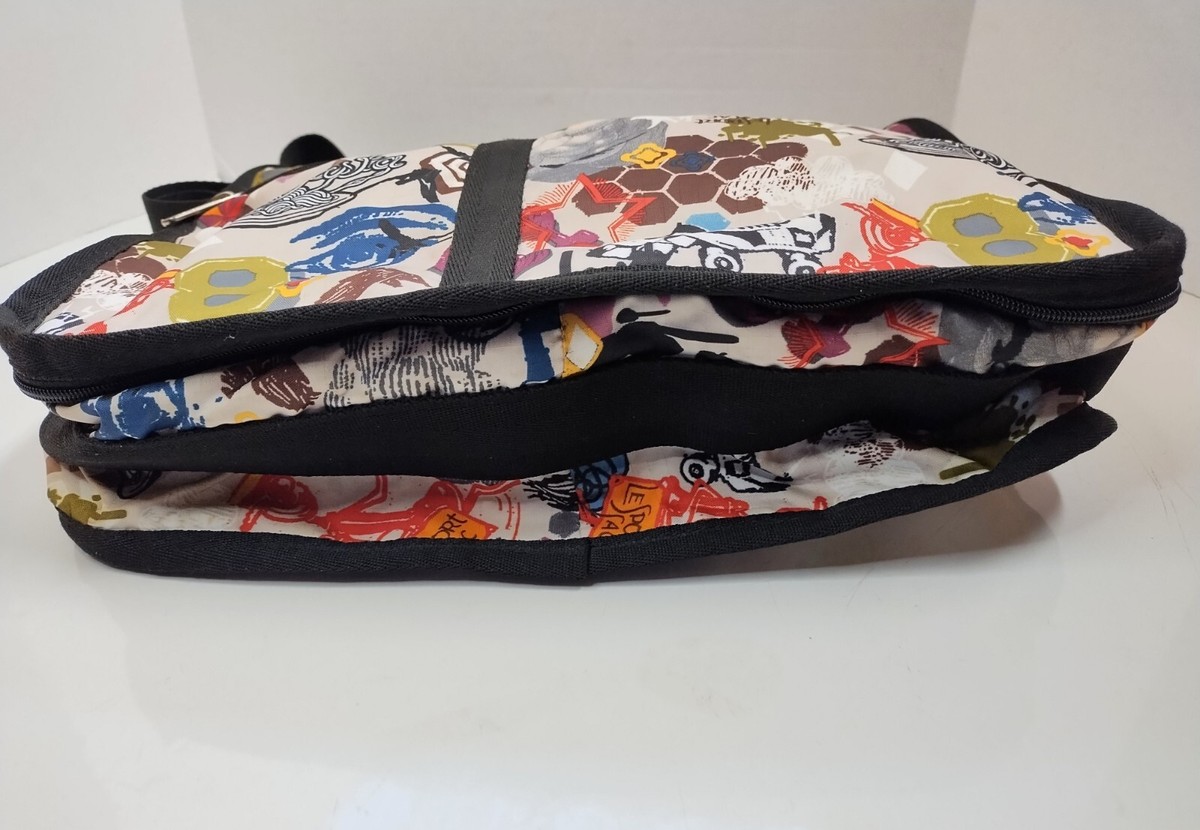 バッグ LeSportsac Deluxe Easy Carry Tote - New York Icons Navy print – LeSportsac