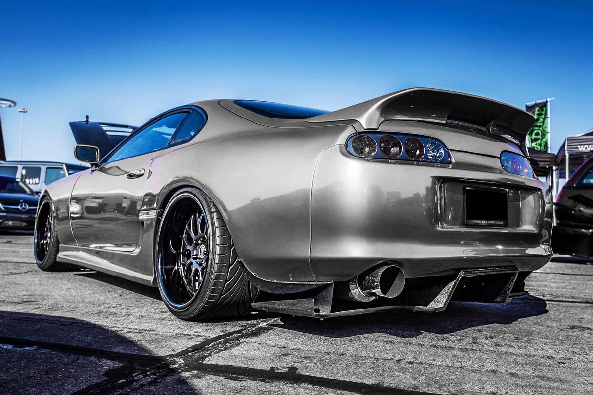 Rear diffuser Under spoiler For 93-98 TOYOTA SUPRA MK4 JZA80 TS