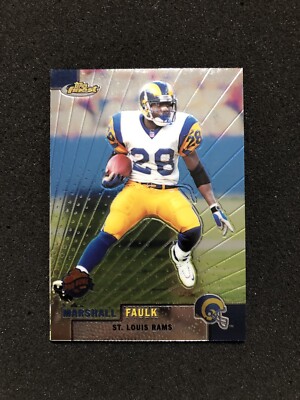 MARSHALL FAULK 2000 Topps Finest PRO-BOWL EXCLUSIVE #3   HAWAII   NFL CARD