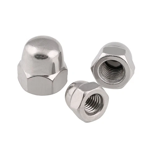 6-32 8-32 10-24 1/2" 1/4" 5/16" 3/8" UNC Domed Cap Nuts Acorn Nuts A2 Stainless - Picture 2 of 13