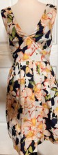 JCrew Factory Sleeveless Floral Sun Dress, Attached Liner Size 2