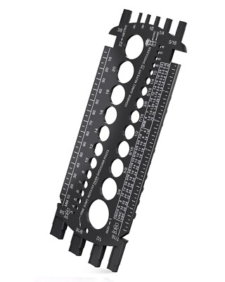 Screw Thread Gauge Metric and SAE, Drill Bit, Tap Size, Bolt Measuring Tool