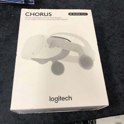 Logitech Chorus VR Off-Ear Integrated Audio for Meta Quest White 