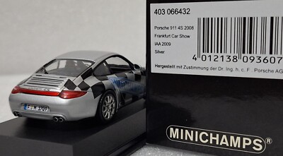 Porsche 911 997 Carrera 4S 2008 Car Show IAA 2009 Silver 1:43