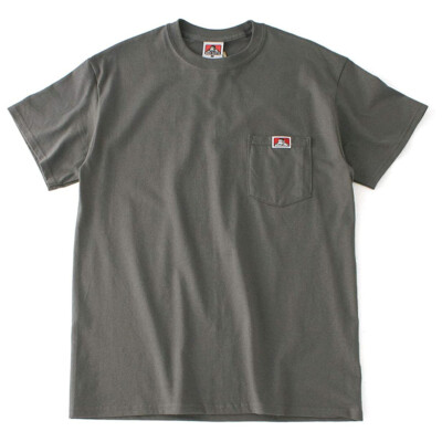 【BEN DAVIS】 T-23180005 PT Heavy Duty Short Sleeve Pocket T-Shirt - Black