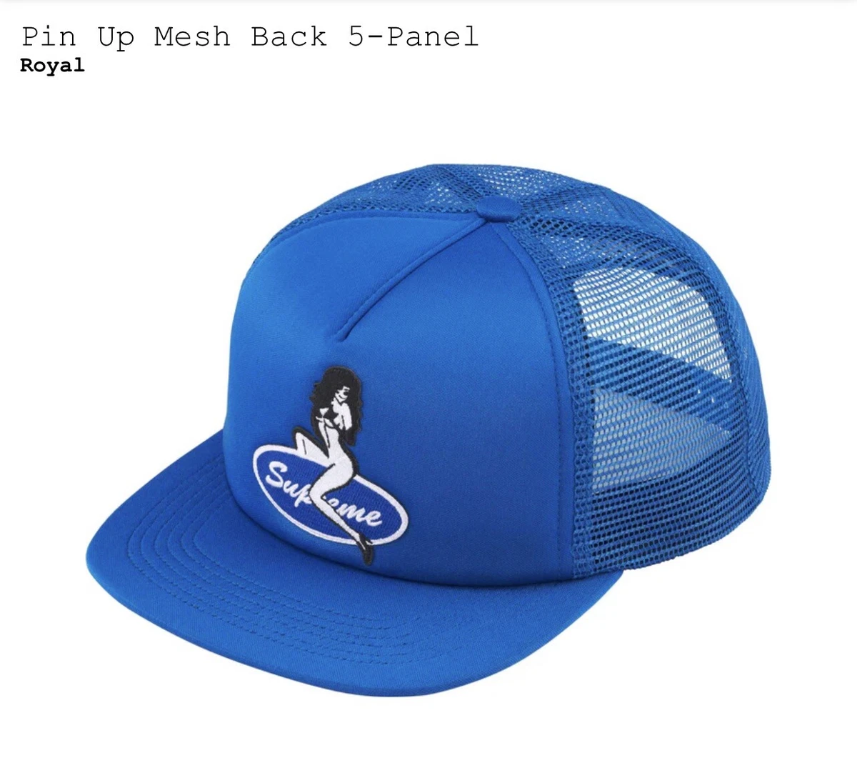 Supreme Pin Up Mesh Back 5-Panel-