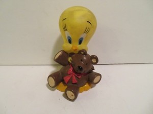 Tweety Bird with teddy bear Plastic Bank 1992 7 inch | eBay